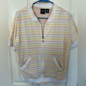 Erika Collection Matching Tank And Jacket Women Size XL